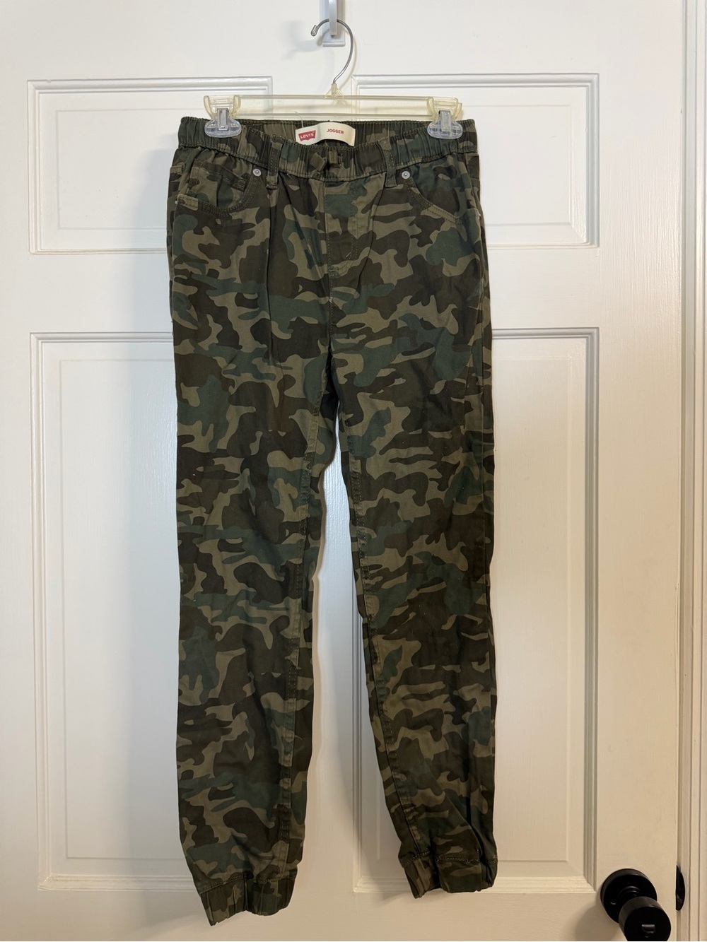 Levi's boys Camo Cargo Pants - Olive Green size 14